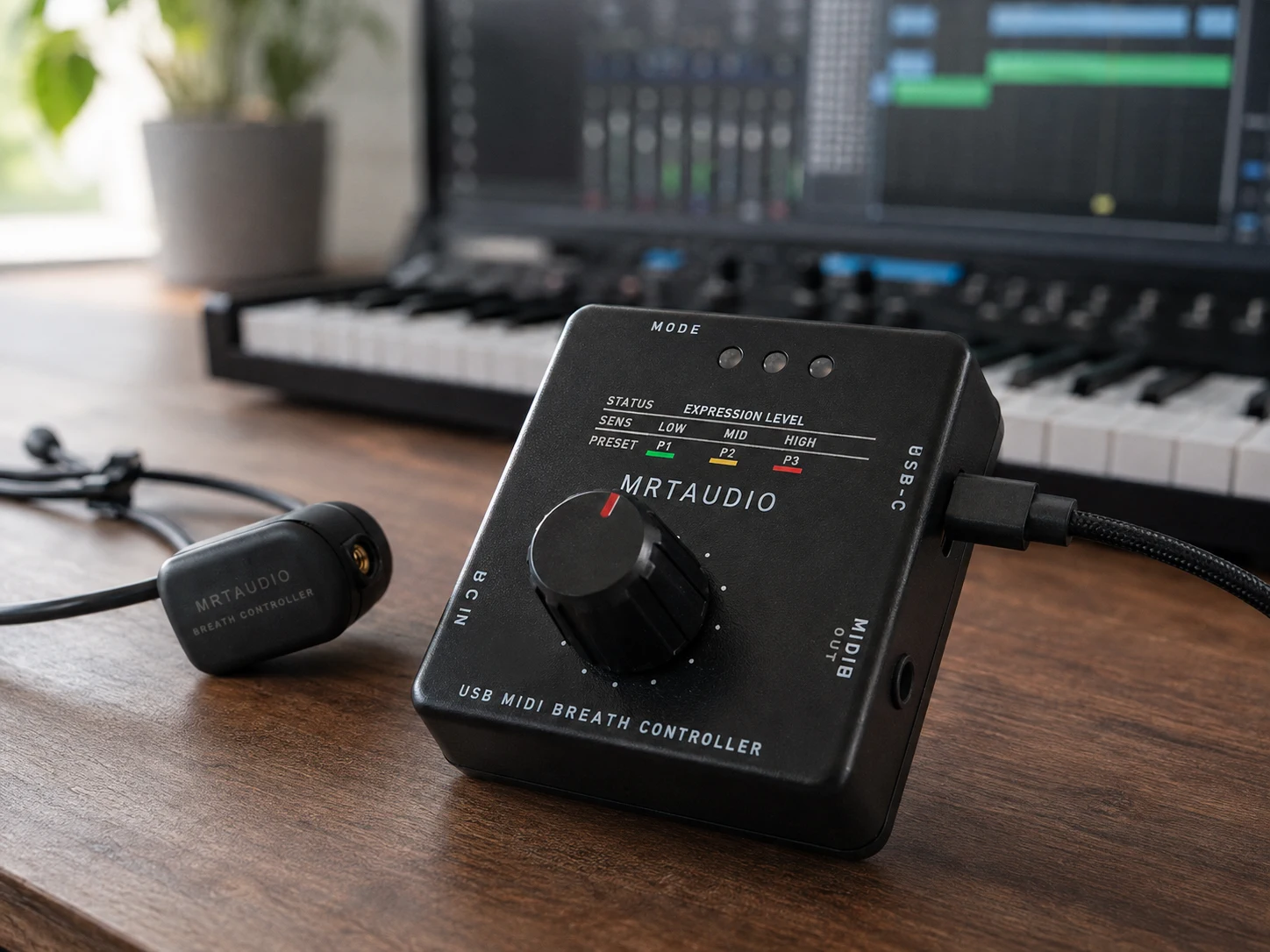 MRTAUDIO Standard controller in a studio setup
